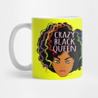 crazy black queen 5 Mug